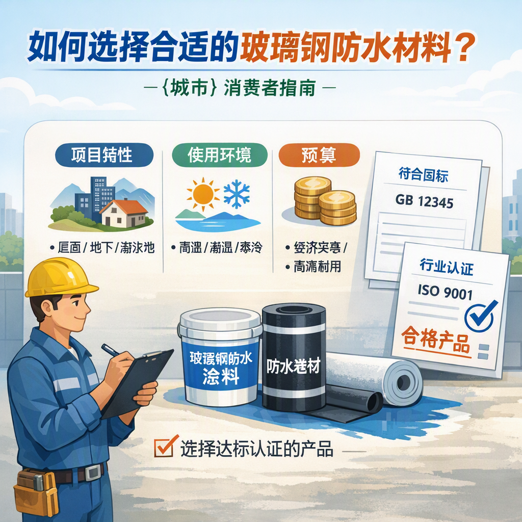 如何判定玻璃钢防水材料的合格标准? 海南 消费者指南