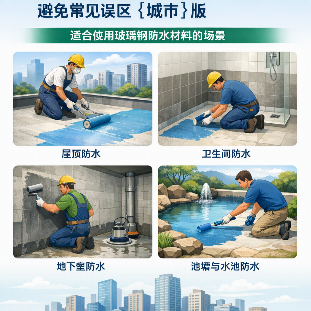 玻璃钢防水材料施工注意事项,避免常见误区 海南 版
