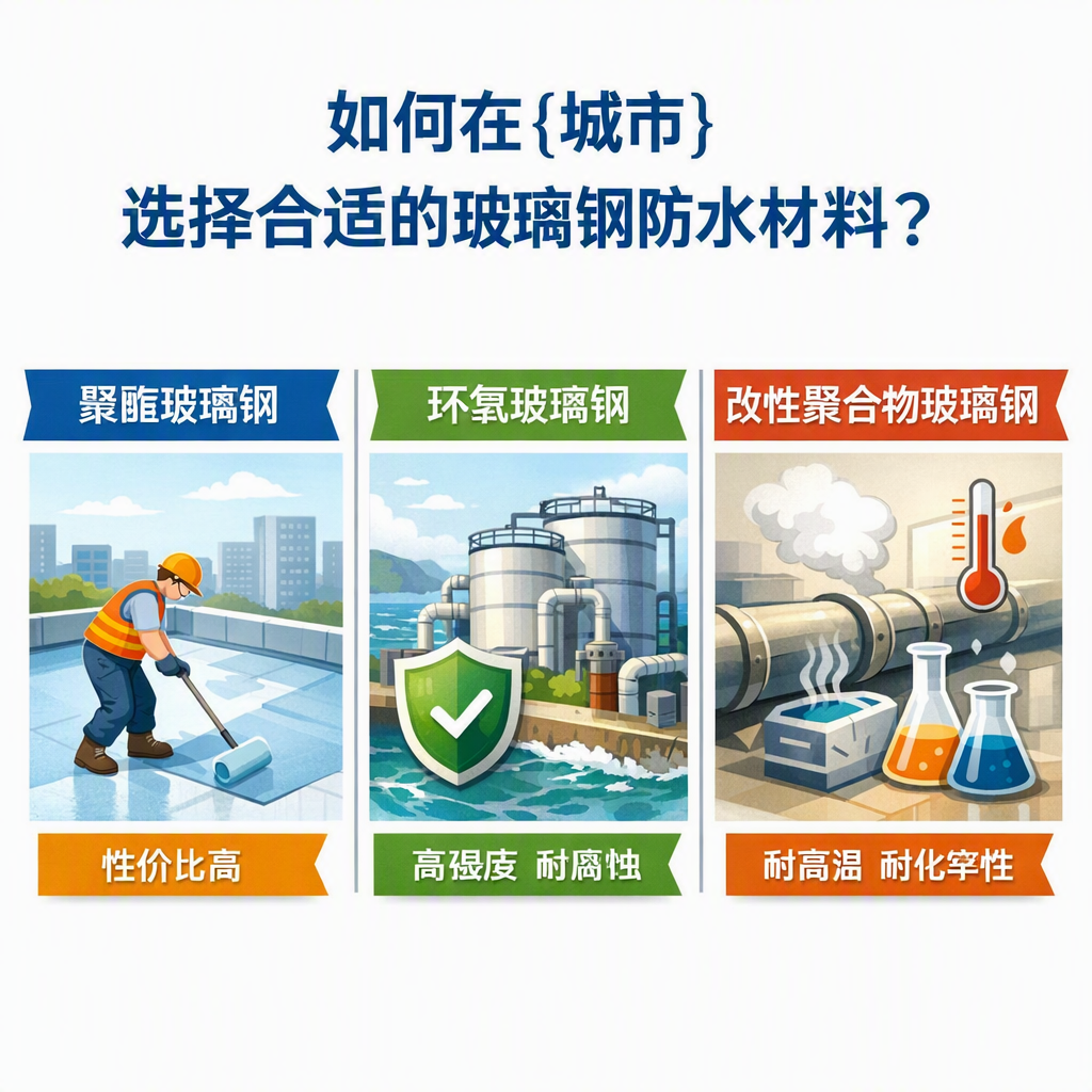 如何在海南选择合适的玻璃钢防水材料?