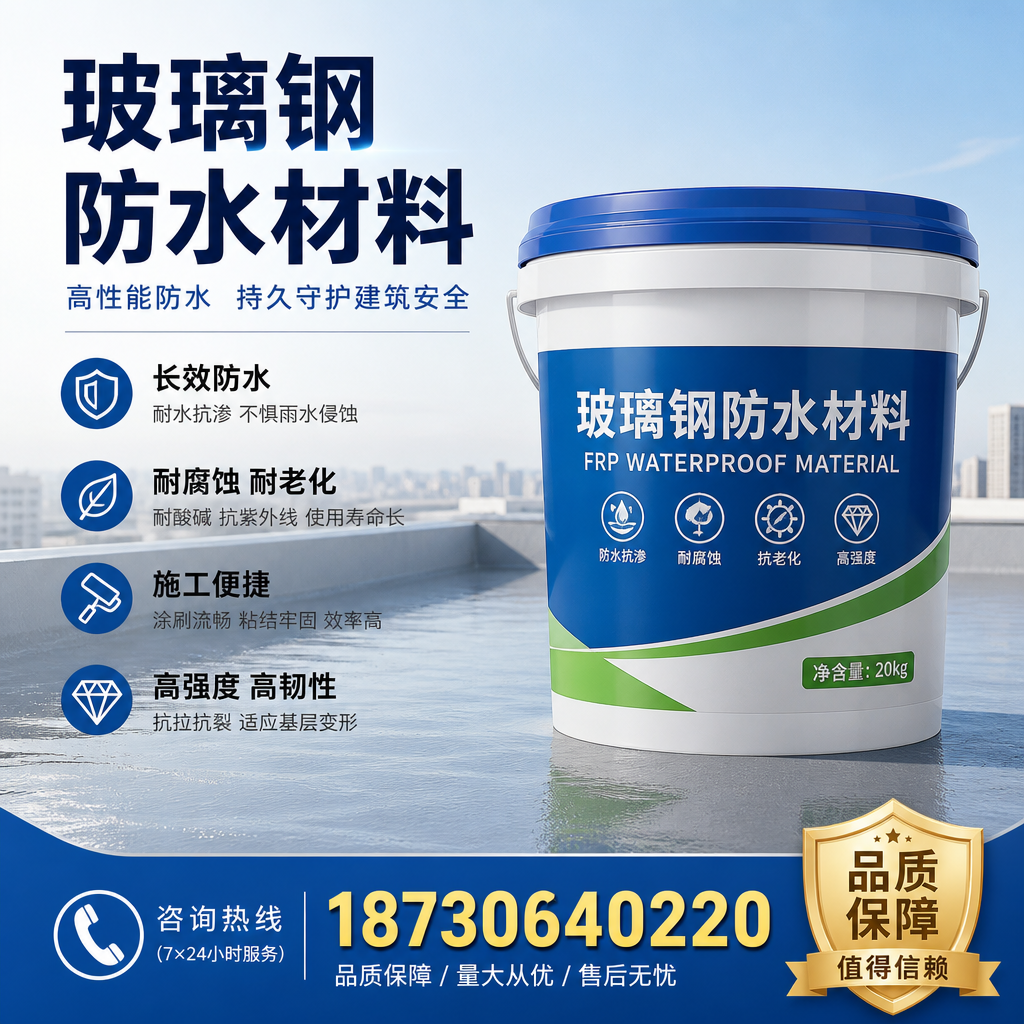专家解析:玻璃钢防水材料的市场前景分析在 海南